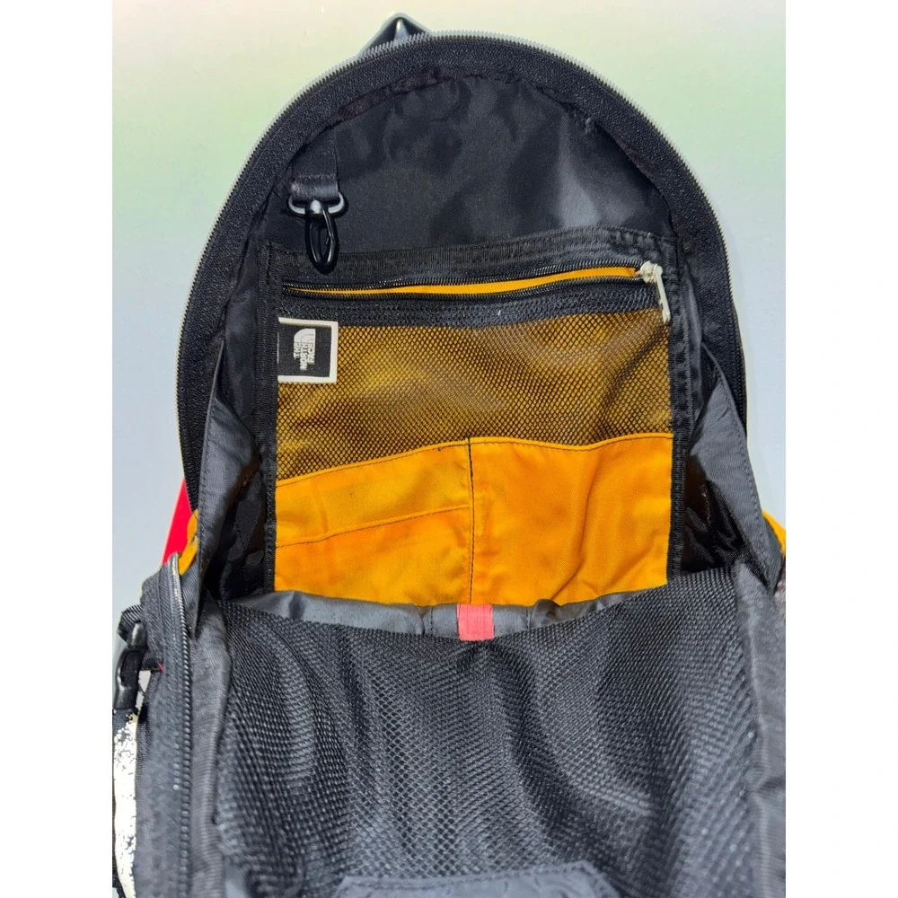 Vintage The North Face Enterprise Backpack Red Black Daypack Hiking School Bag